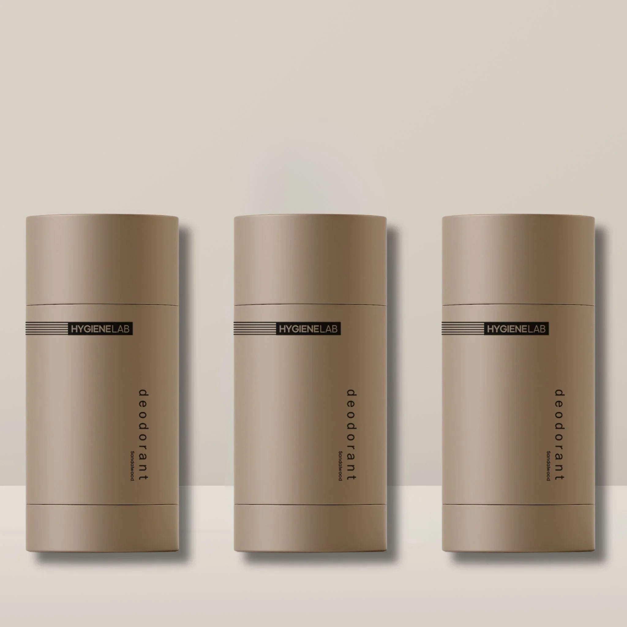 Aluminum Free Earthy Sandalwood Deodorant 3-Pack - HygieneLab