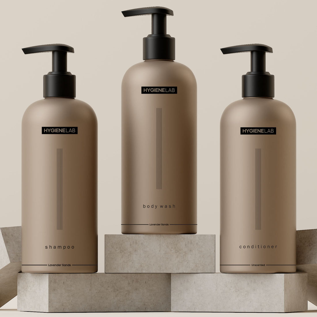 The Ultimate Shower Trio - Shampoo + Body Wash + Conditioner - HygieneLab