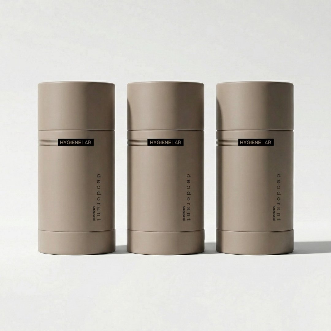 Men's Deodorant 3-Pack – Aluminum-Free, Clean Formula – HygieneLab