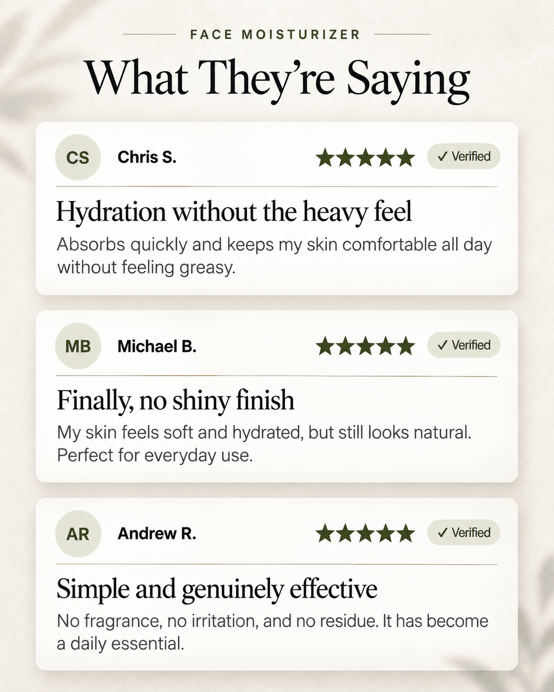 Face Moisturizer - HygieneLab