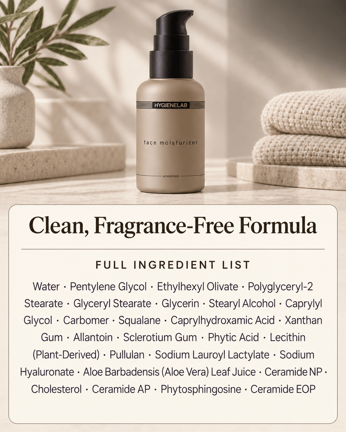 Face Moisturizer - HygieneLab