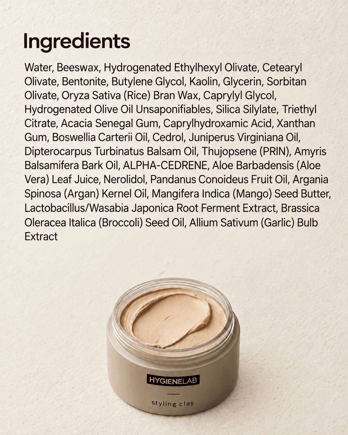 Styling Clay - HygieneLab